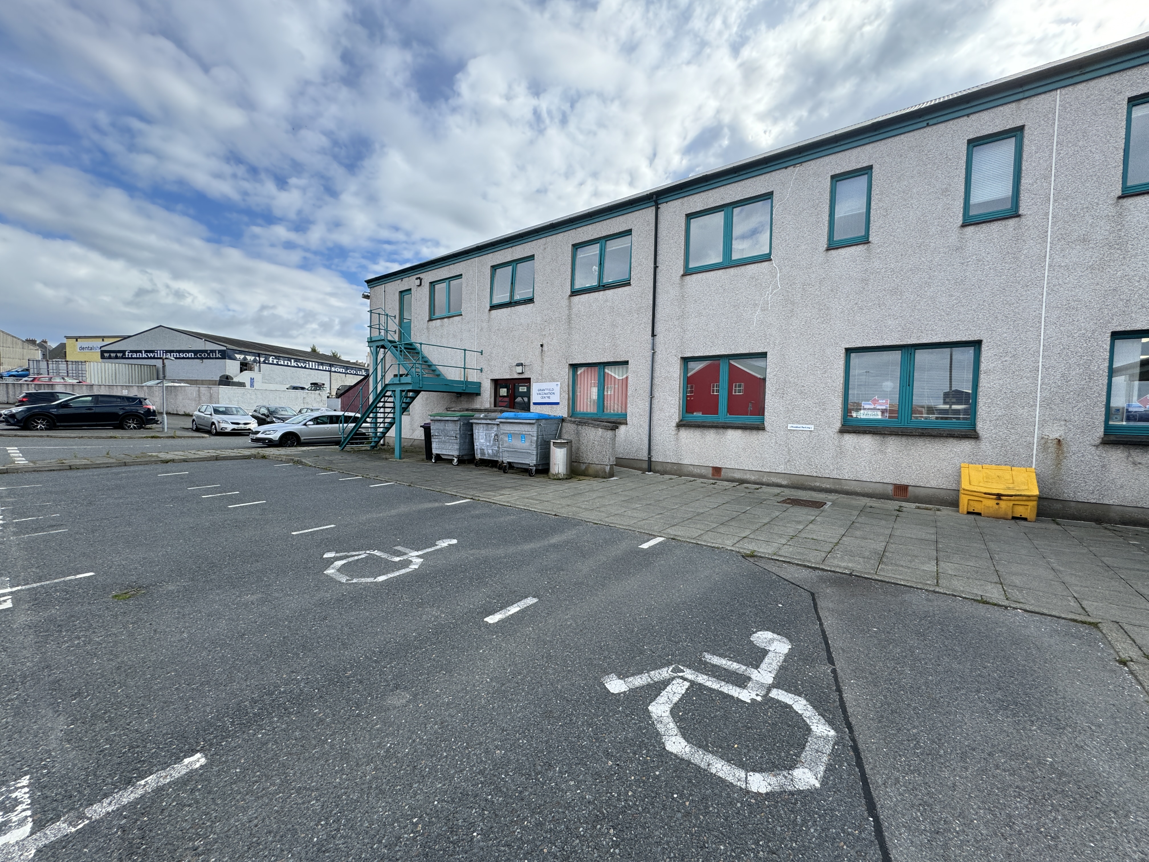 Grantfield Vaccination Centre and parking