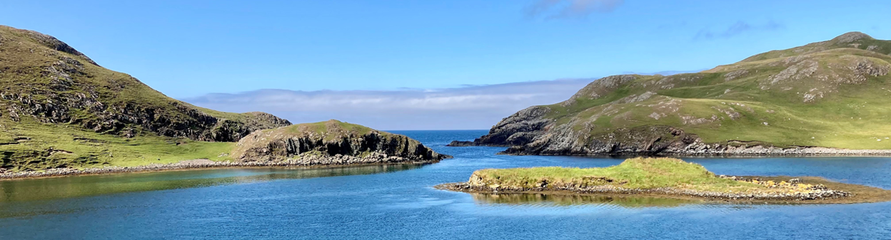 Scenic view of Shetland