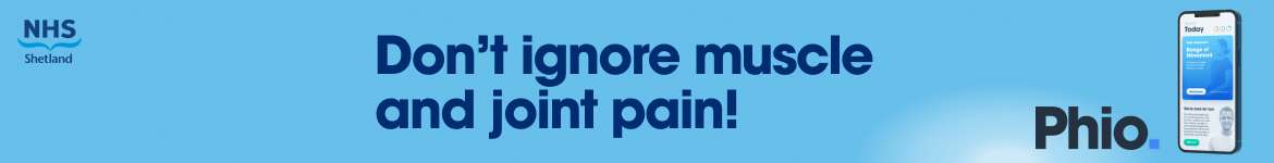 Phio NHS Shetland Banner